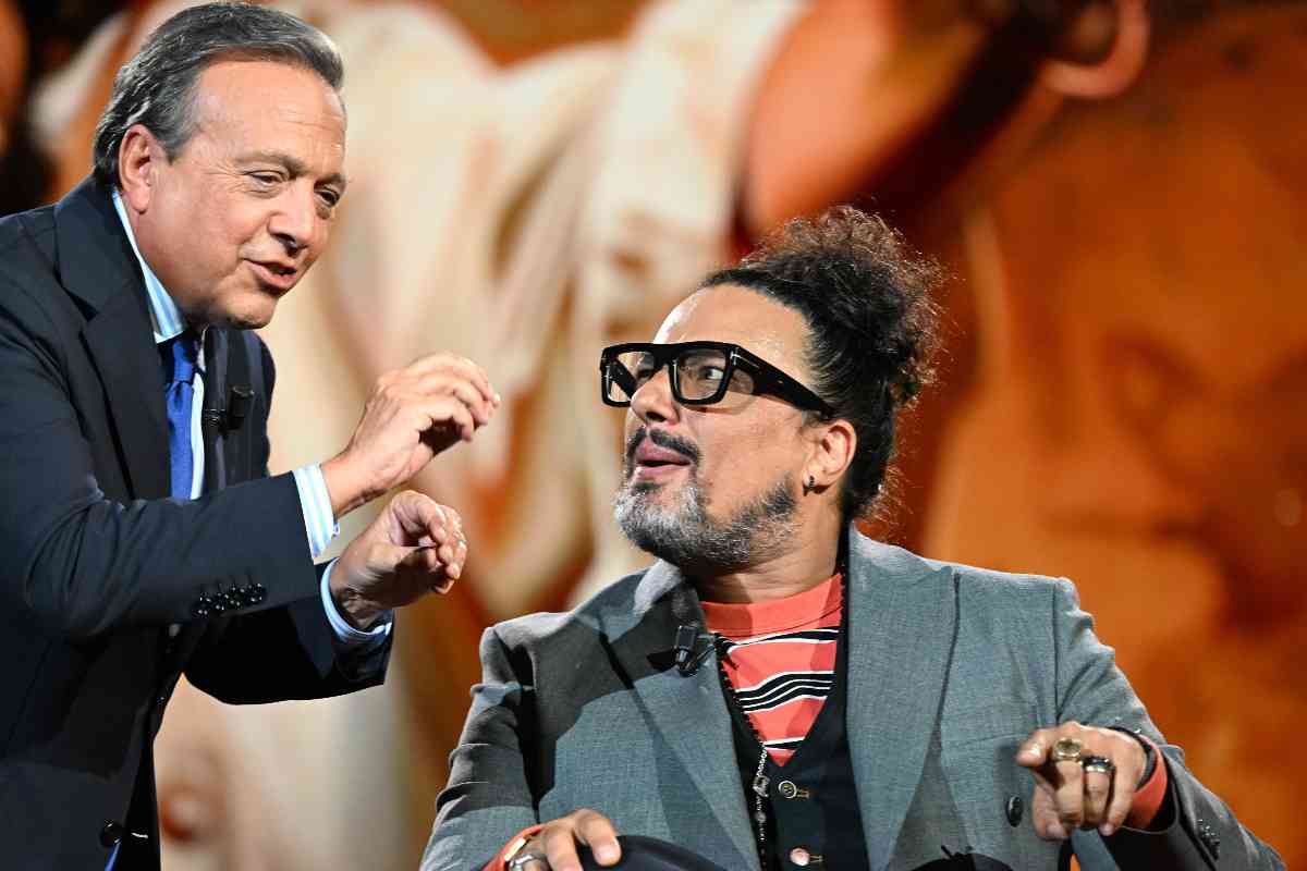 Chiambretti parla con Borghese