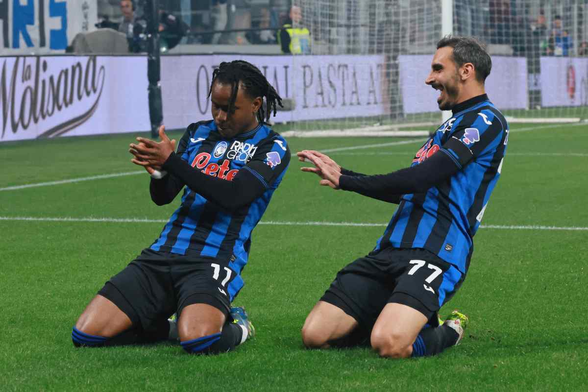 lookman esulta con zappacosta