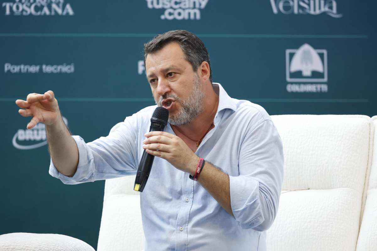 Il ministro dei Trasporti Matteo Salvini