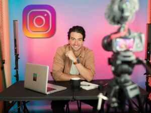 content creator e logo onstagram