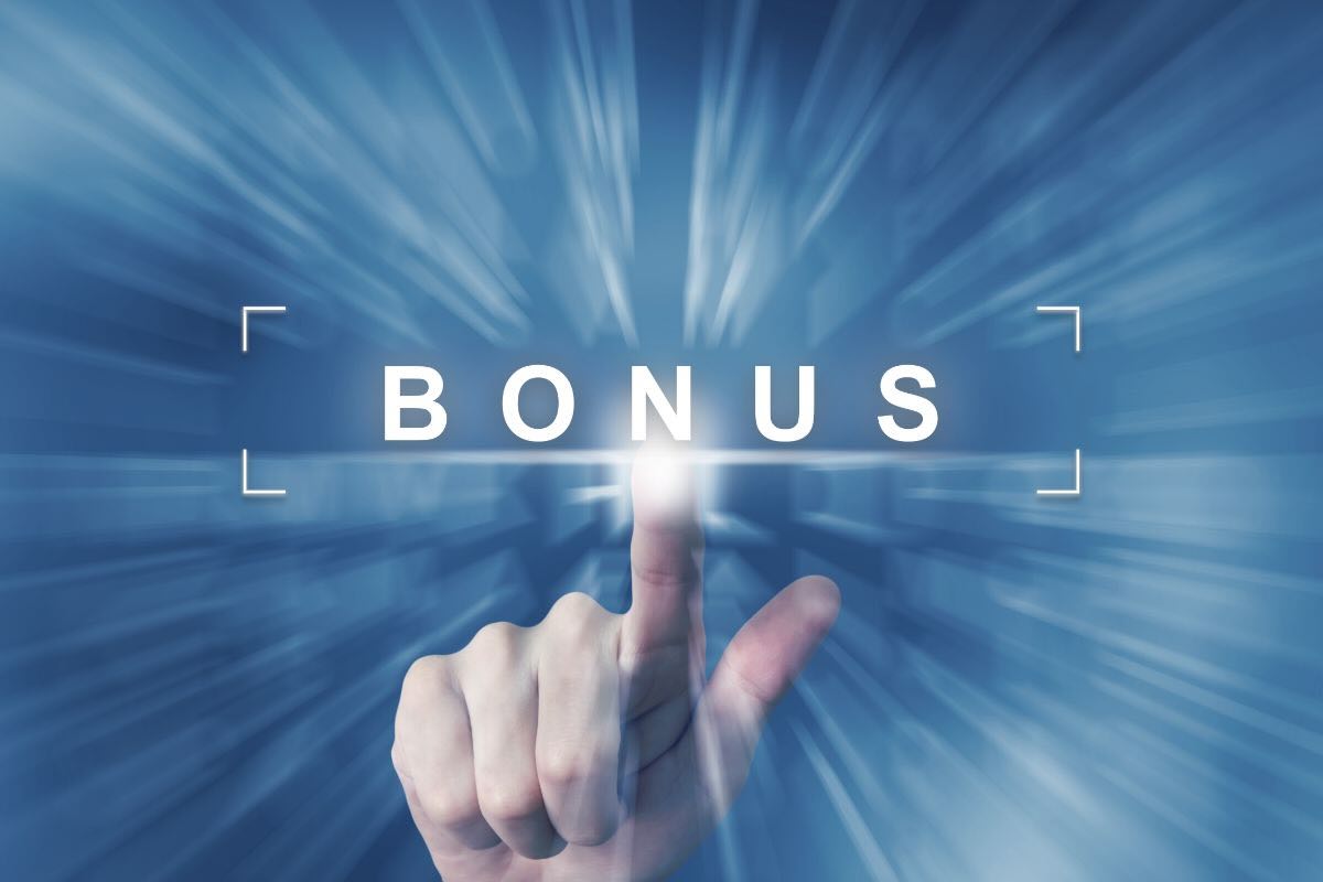 Cliccare su scritta bonus