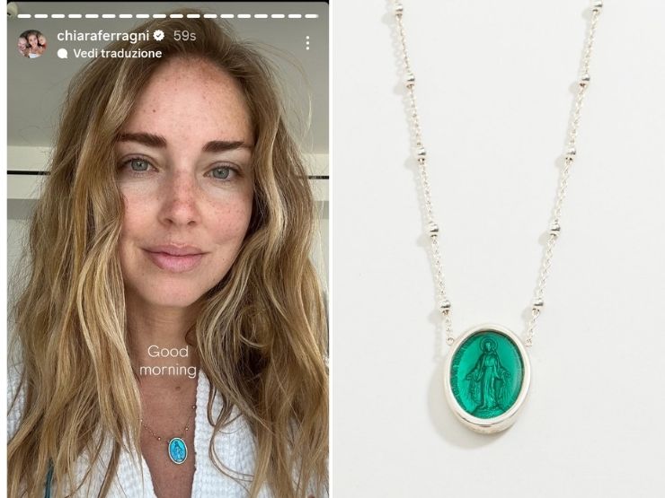 chiara ferragni e il ciondolo 
