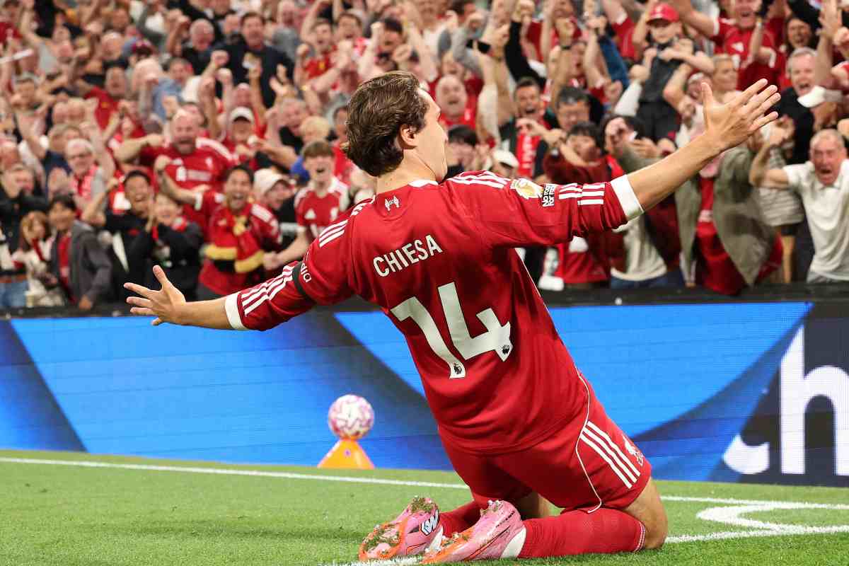 Federico chiesa esulta