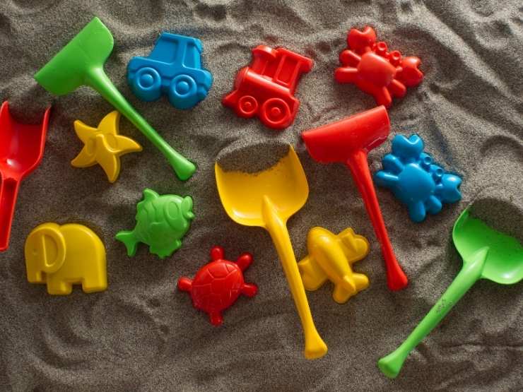 giochi mare per bambini su sabbia