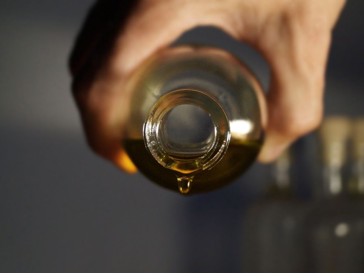 bottiglia di olio