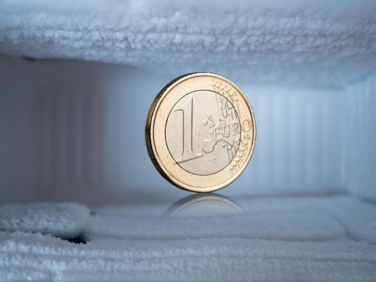 un euro nel freezer
