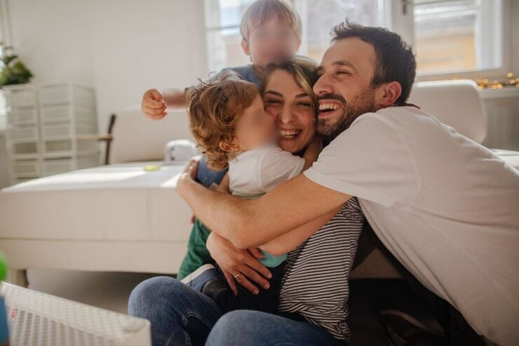 famiglia felice