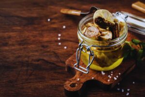 Conserva di carciofi sott'olio