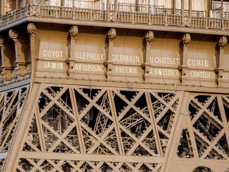 dettaglio della tour eiffel