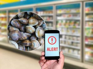 allerta supermercato vongole surgelate