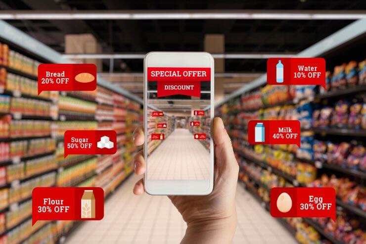 Inquadra con smartphone offerte supermercato