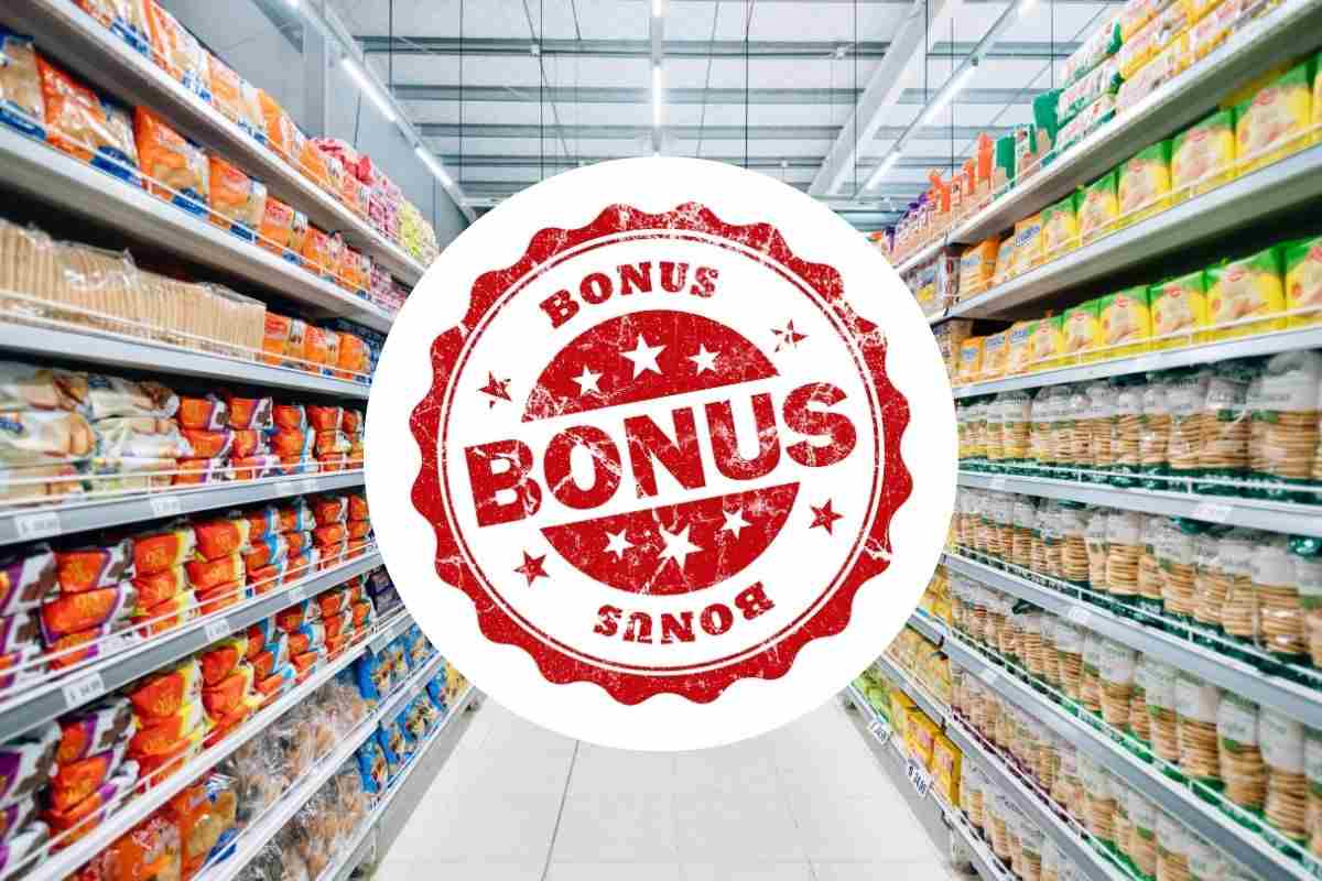 jene-stephaniuk-lkmGeyLItrw-unsplash-ls corsia supermercato e scritta bonus