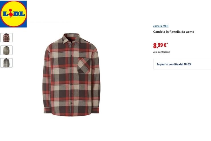 Camicia flanella 