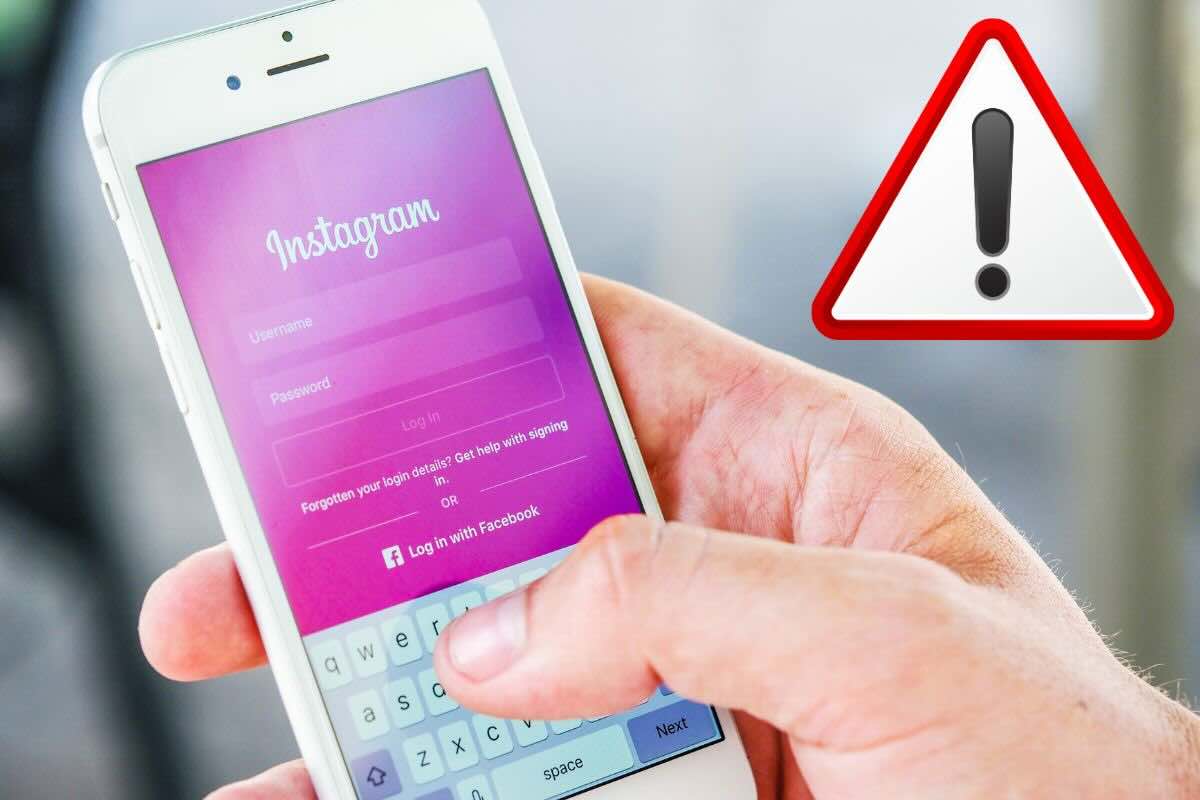 Instagram, segnale attenzione