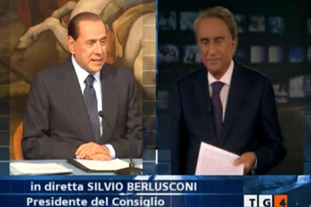 Emilio Fede e Berlusconi