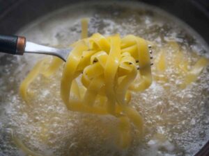 cottura pasta fettuccine