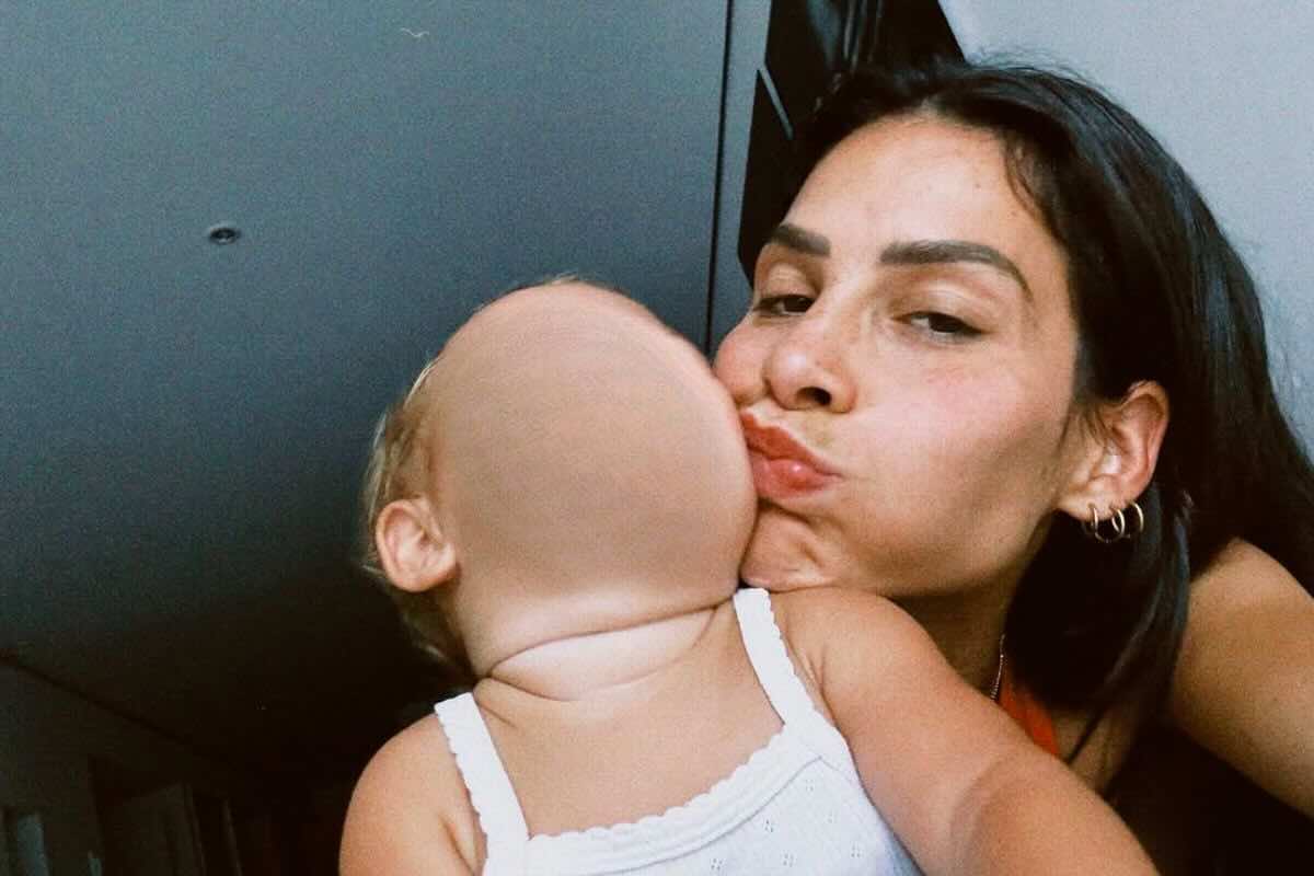 Ludovica Valli e figlia