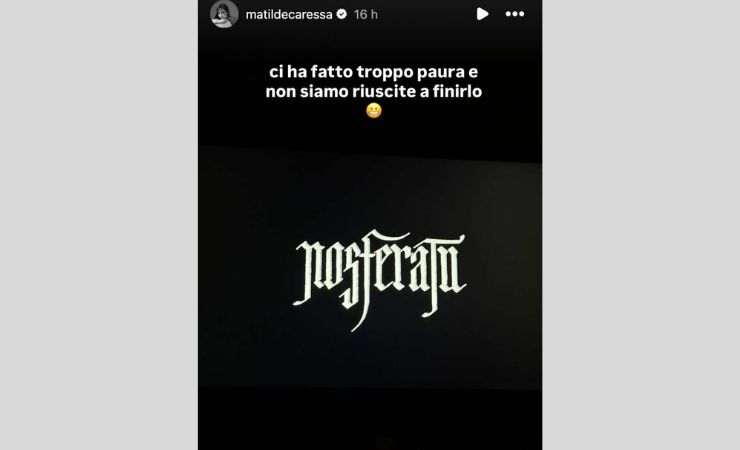scritta bianca sul nero