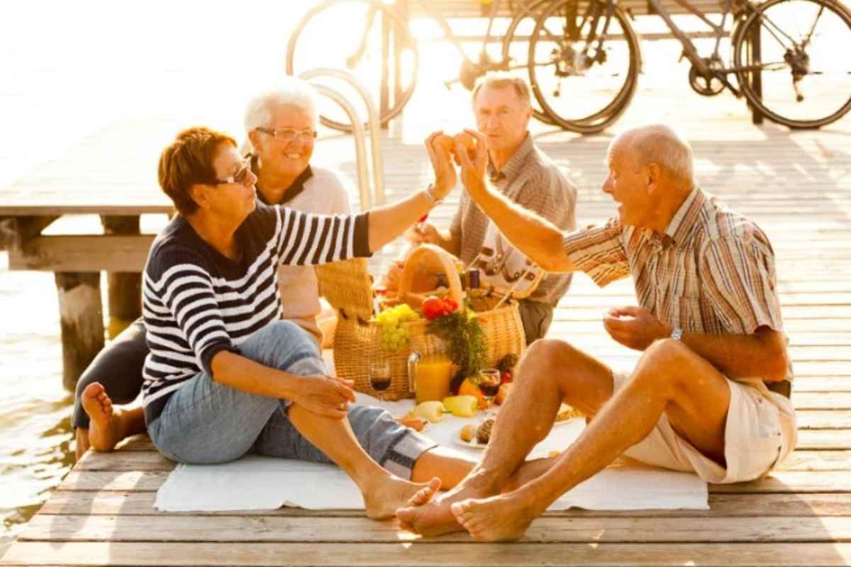 Pensionati felici e spensierati 