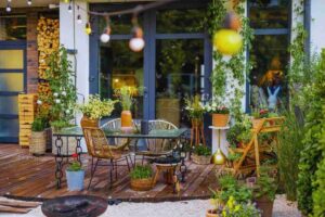 piante sul balcone