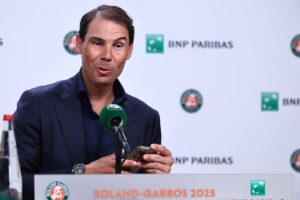 rafa nadal al microfono