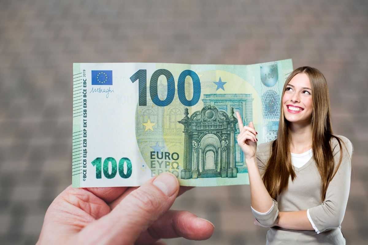 100 euro e ragazza