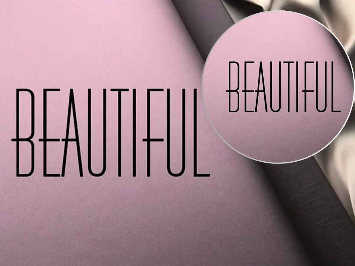 bautiful scritta