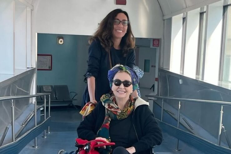 Enrica Bonaccorti e figlia