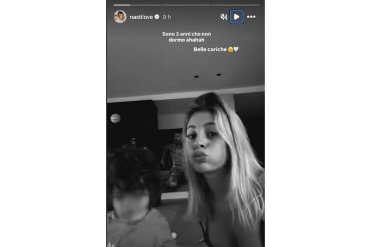 Chiara Nasti e figlia