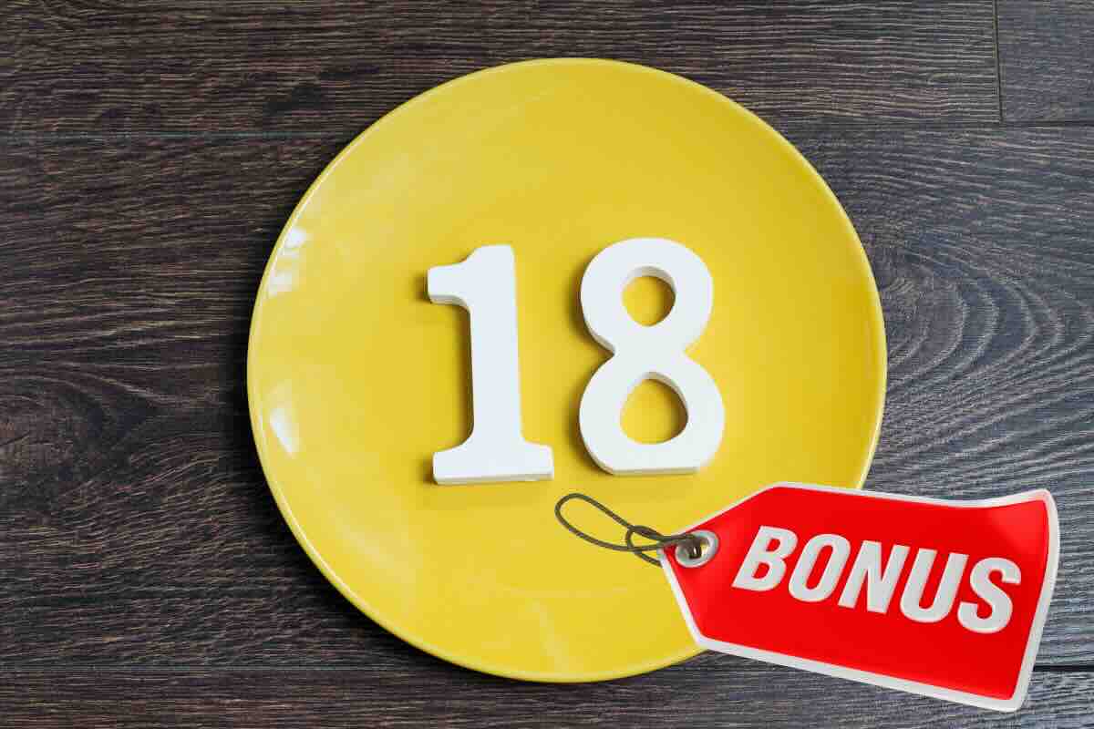 piatto 18 e bonus