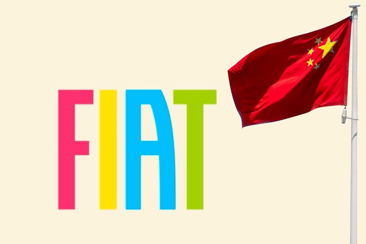Logo Fiat, bandiera cinese