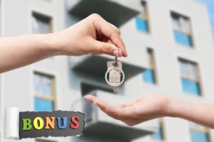 scambio chiavi e scritta bonus