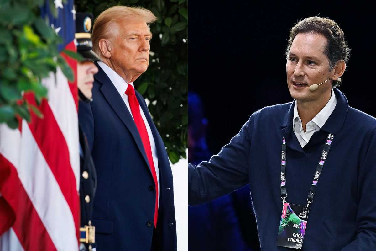 trump e elkann 