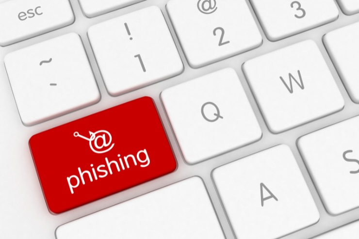 tastiera pc tasto phishing