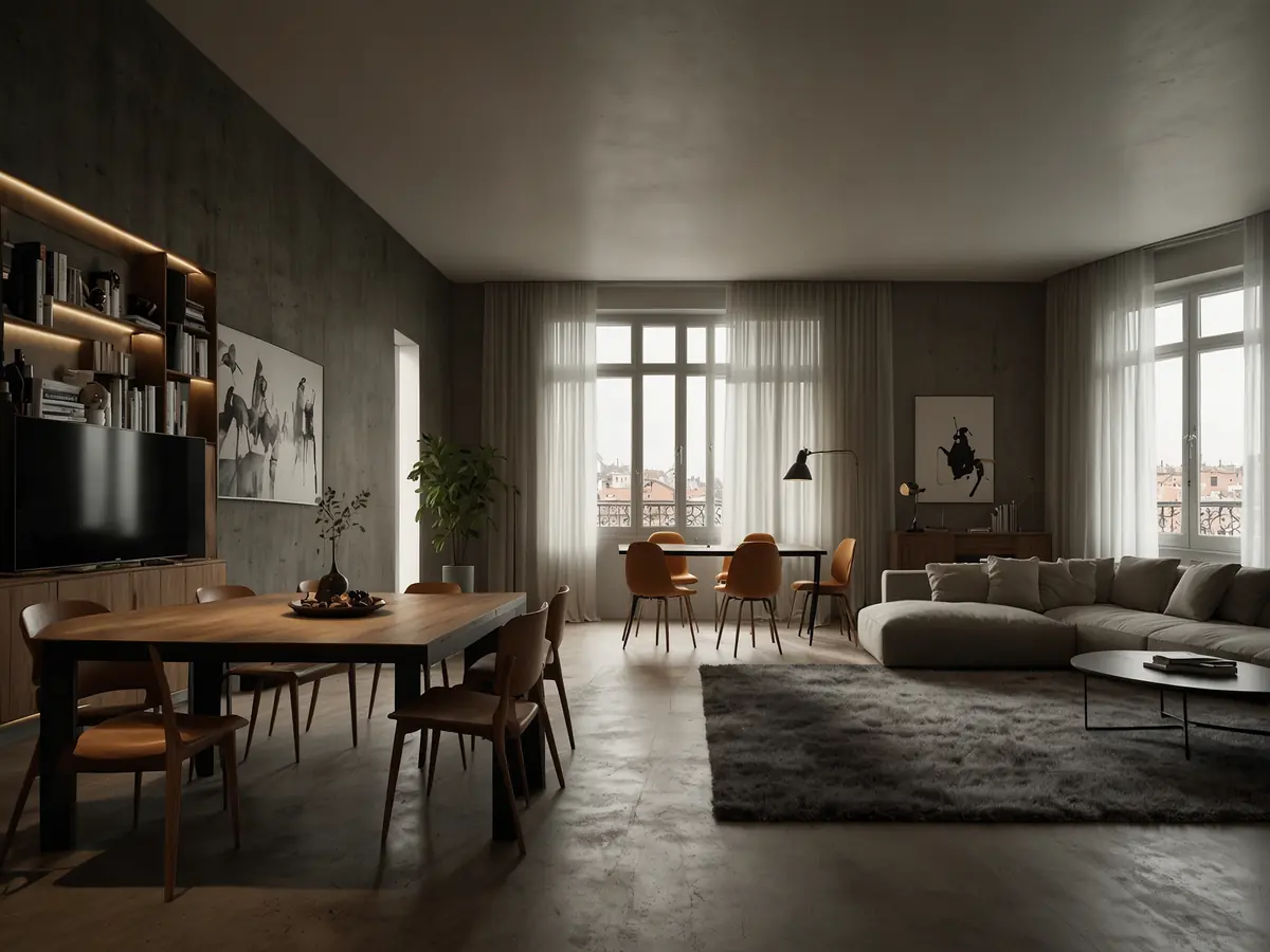 La Rinascita di uno Spazio: la Trasformazione di un Appartamento Moderno ad Opera dello Studio Design Milano